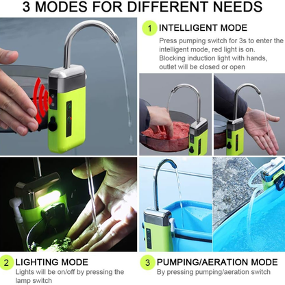 Pro-Flow 3L Rechargeable Portable Aquarium Air Pump and Aerator.
