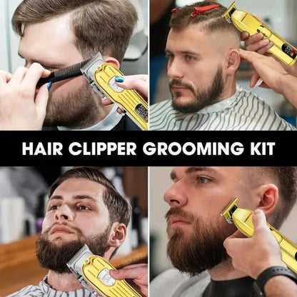Professional 4-In-1 Rechargeable Grooming Kit And Precision Hair Clipper....