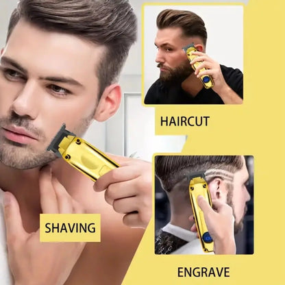 Professional 4-In-1 Rechargeable Grooming Kit And Precision Hair Clipper..