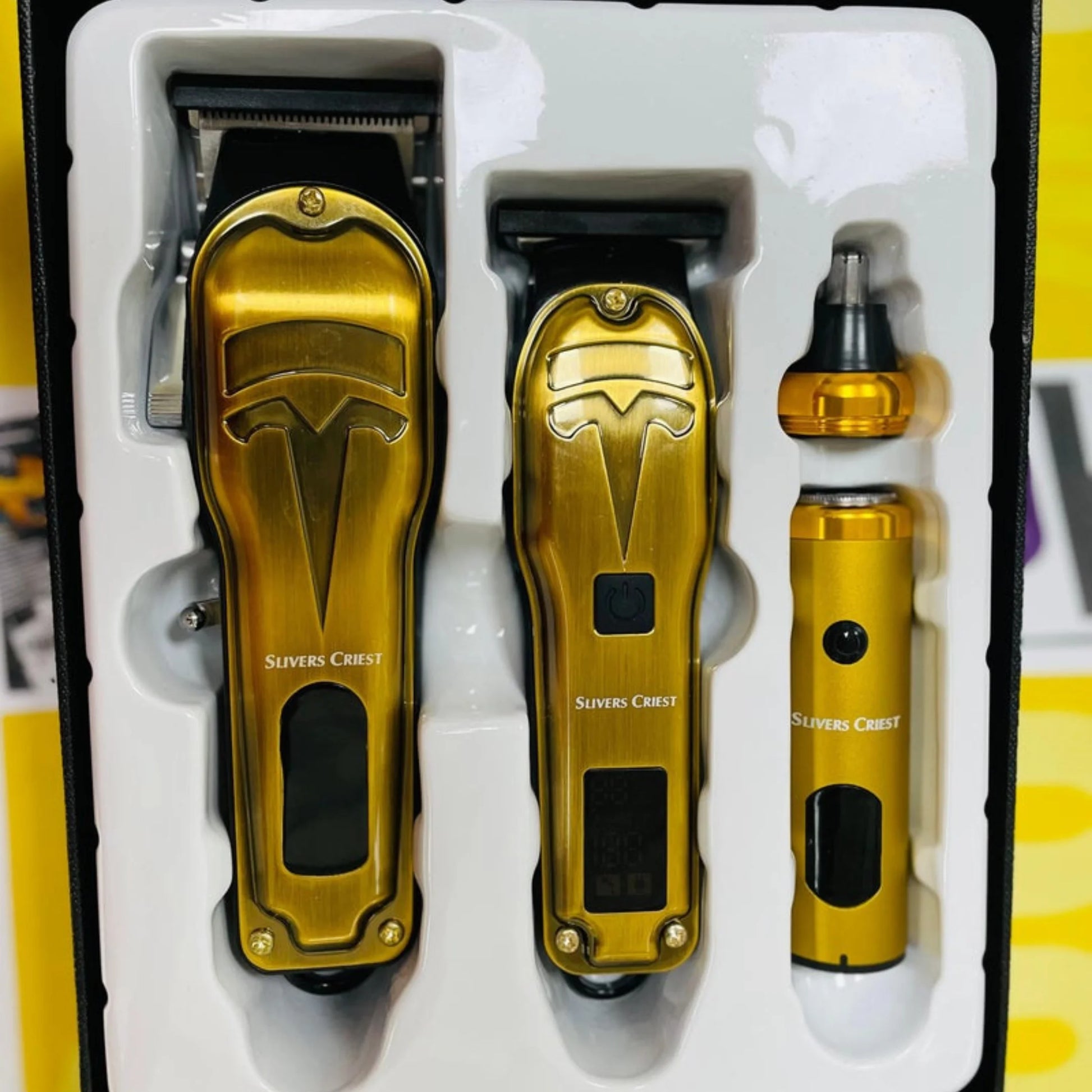 Professional 4-In-1 Rechargeable Grooming Kit And Precision Hair Clipper