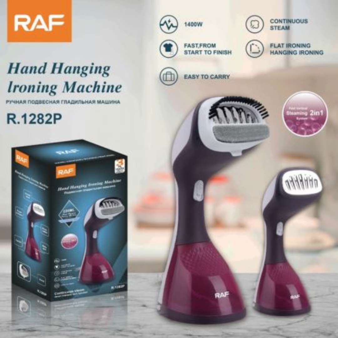 RAF R1282 Handheld Garment Steamer 1400W High Capacity Portable Ironing Machine