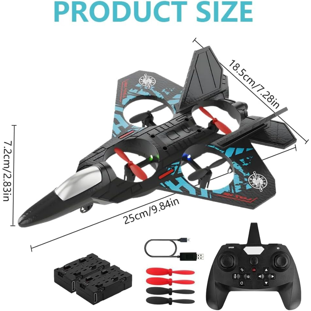 RC Predator X-4 | High-Performance 4-Channel Remote Control Fighter Jet....