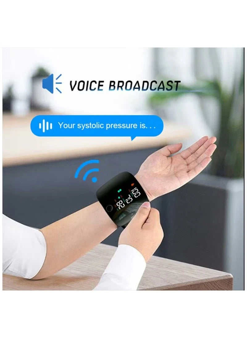Rechargeable Digital Blood Pressure Monitor – Touchscreen & Portable