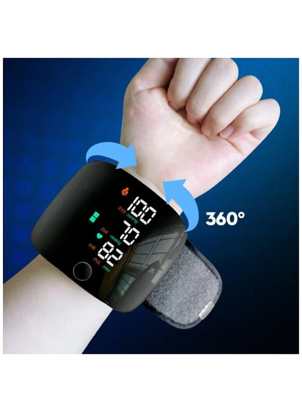 Rechargeable Digital Blood Pressure Monitor – Touchscreen & Portable