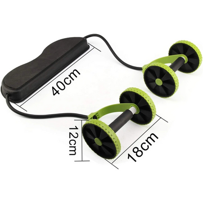 Revoflex Xtreme Home Gym Trainer – Full Body Core Workout with Dual Power Resistance Bands