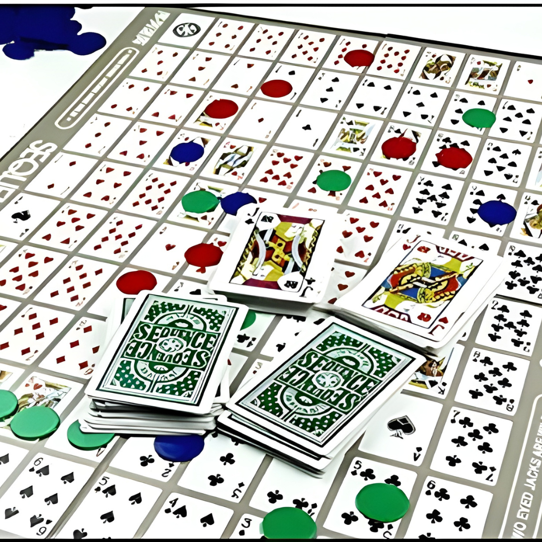 Sequence Classic Board Game for Kids and Adults.