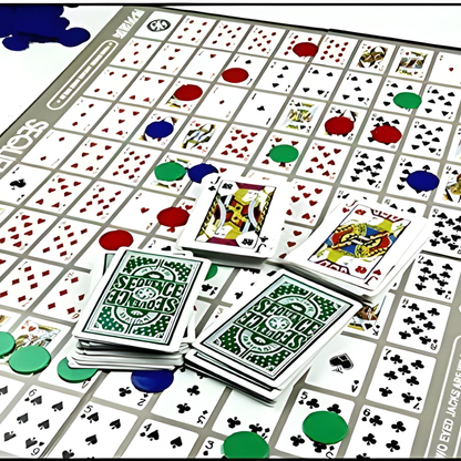 Sequence Classic Board Game for Kids and Adults.