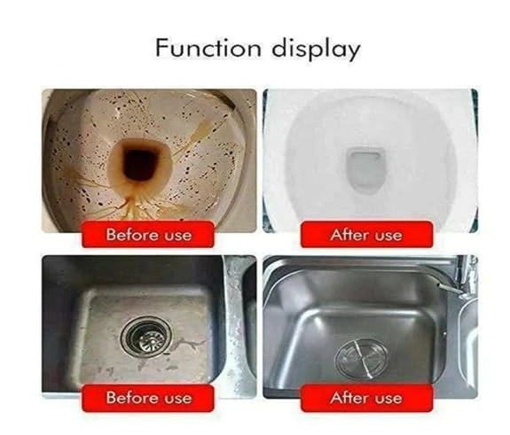 Sink & Drain Cleaner – Powerful Unblocker for Kitchen, Bathroom & Toilet