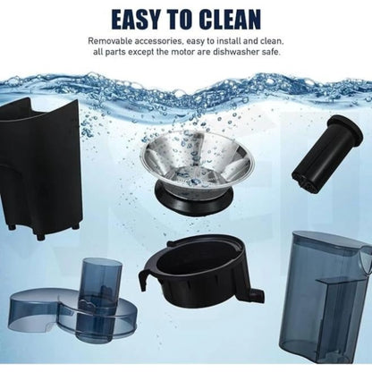 Stainless Steel 800W Dual-Speed Centrifugal Juicer Extractor.....