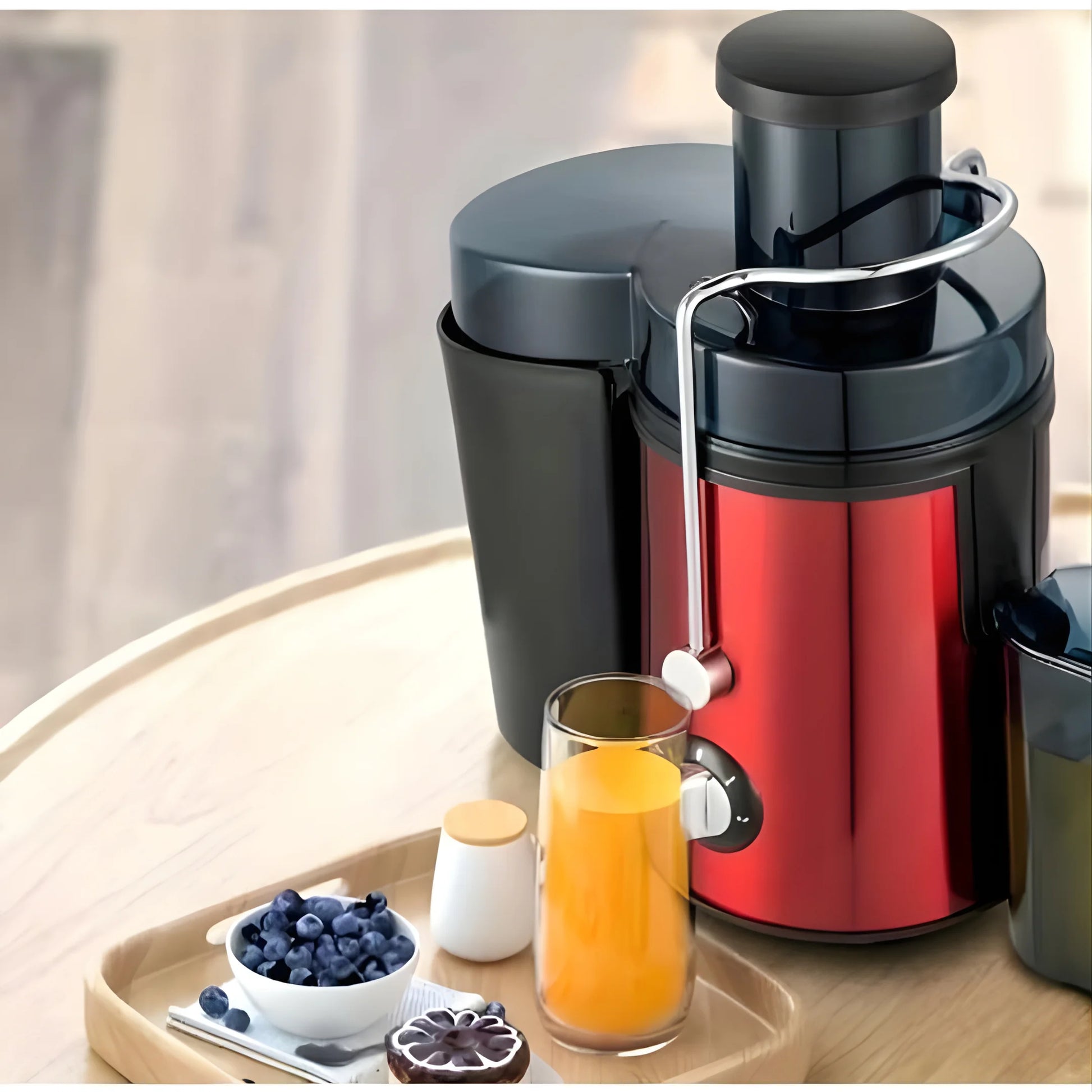 Stainless Steel 800W Dual-Speed Centrifugal Juicer Extractor...