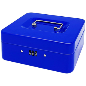 Steel Combination Cash Box with Removable Tray
