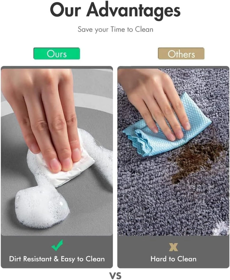 Super Absorbent Quick-Dry Bath Mat – Non-Slip Bathroom & Door Mat