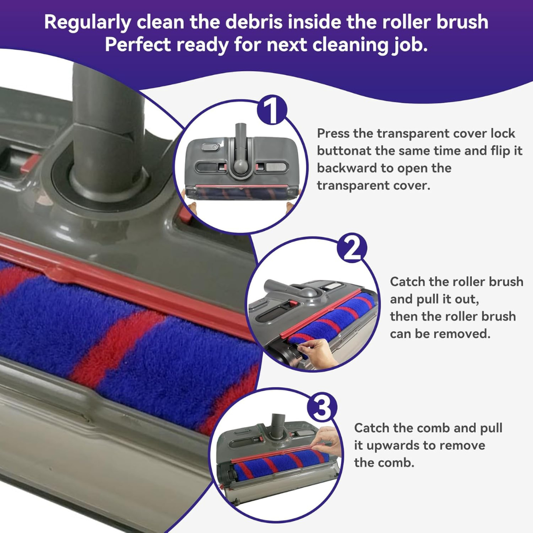 Swivel 360 Cordless Electric Floor Sweeper and Rechargeable Roller..