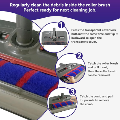 Swivel 360 Cordless Electric Floor Sweeper and Rechargeable Roller..