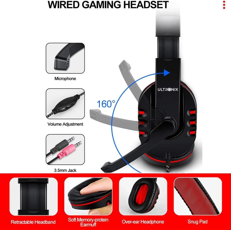 T-WOLF 4-in-1 Gaming Combo – Keyboard, Mouse, Headset & Mouse Pad