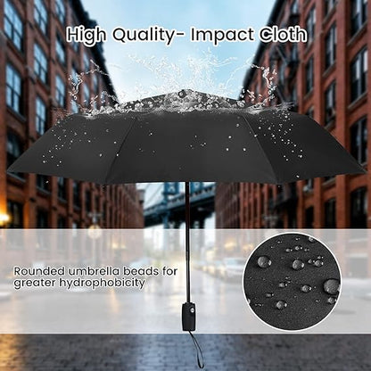 Travel Umbrella - Folding Auto Open Compact Lightweight6