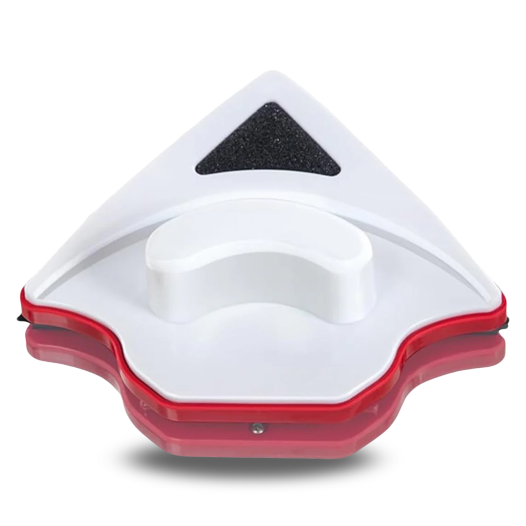 Triangular Magnetic Double-Sided Window Glider for 3-8mm Glass