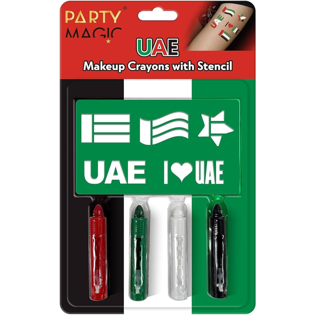 UAE Face Makeup Crayons with Stencil