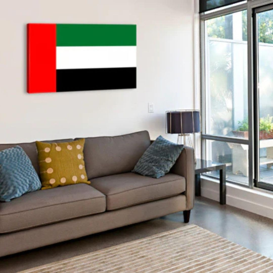 UAE National Day Acrylic Wall Flag | Modern Patriotic Decor