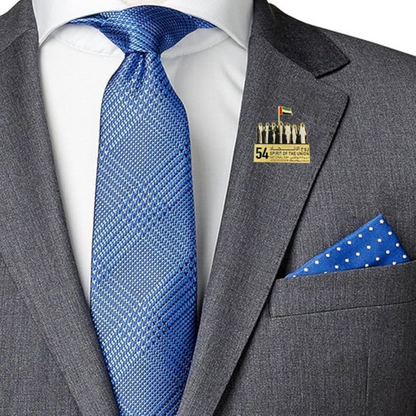 UAE National Day Logo Emblem Brooches Pin UAE flag brooches with round magnet at the Back,metal alloy badge Souvenir Gifts accessories for Clothing and Bag Accessories.