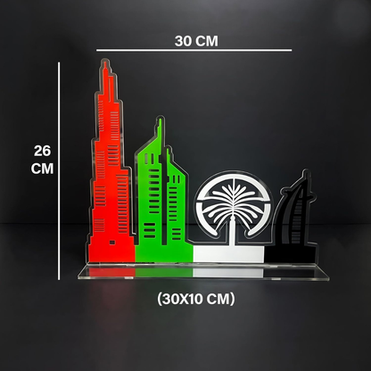 UAE National Day Table Stand, National day decoration, party decoration, offices gifts, gifts for family and friends.