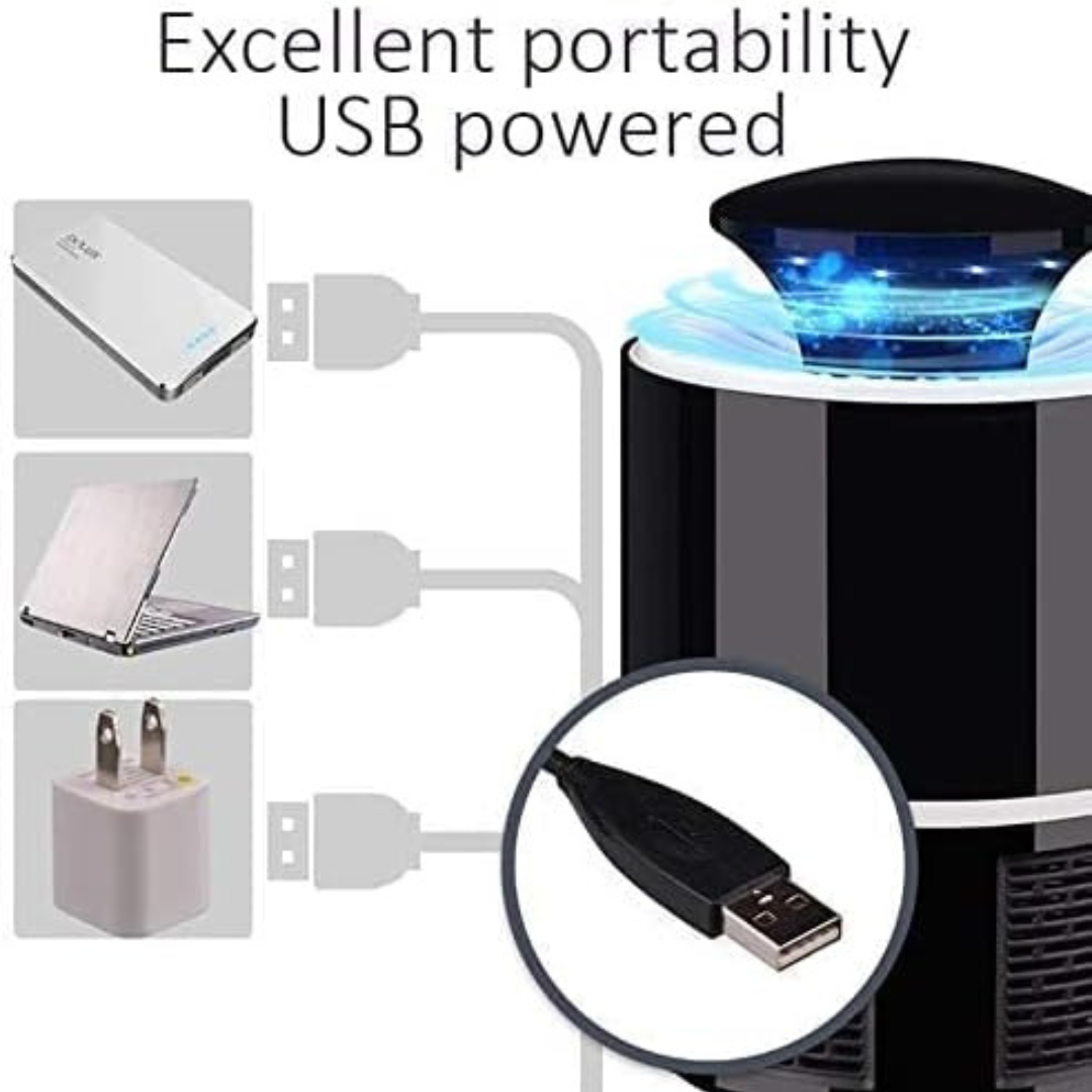 USB Powered Non-Chemical Electronic Mosquito Killer Trap...