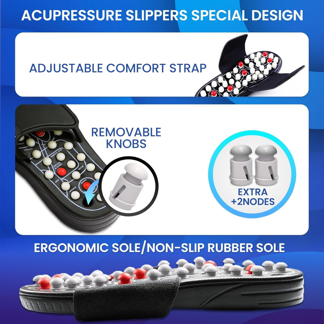 Ultimate Comfort Foot Massager Slippers – Pain Relief & Circulation Boost