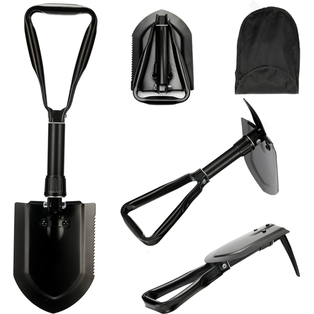 Ultimate High-Carbon Steel Folding Survival Shovel 58cm