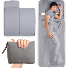 Ultimate Travel Comfort: Ultra-Lightweight Double Sleeping Bag Liner