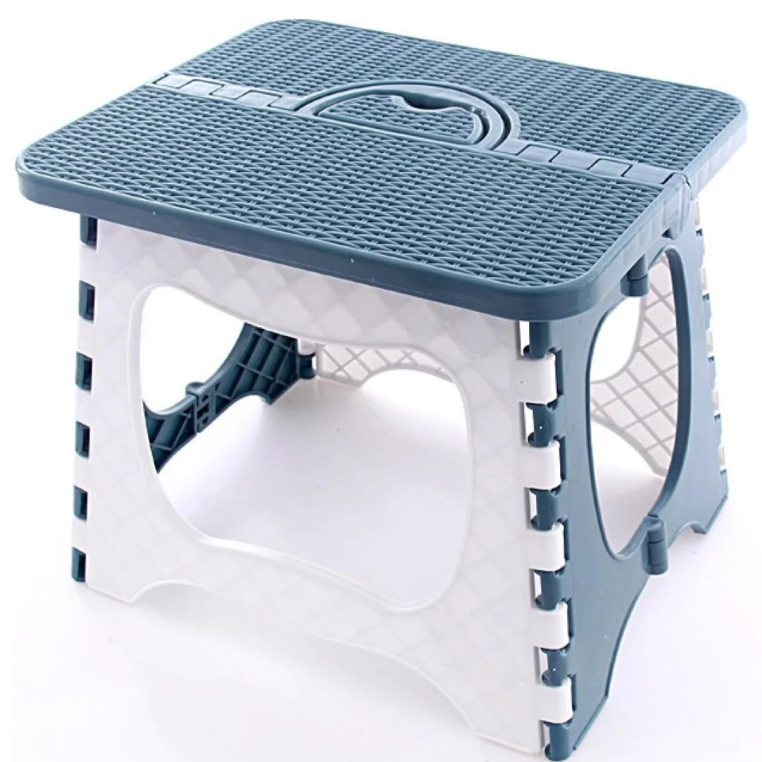 Ultra-Compact Heavy Duty Folding Step Stool and Portable Seat