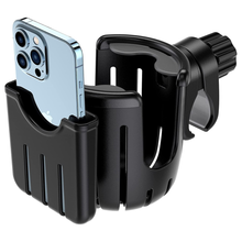 Universal 2-in-1 Stroller and Bike Cup Holder with Integrated Phone Mount