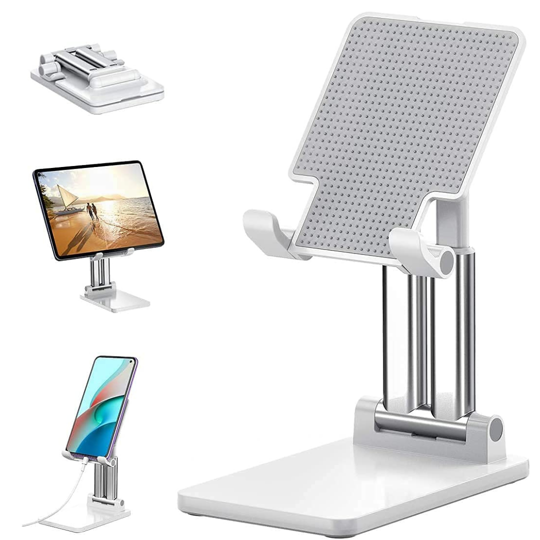 Universal Foldable Adjustable Desktop Phone and Tablet Stand