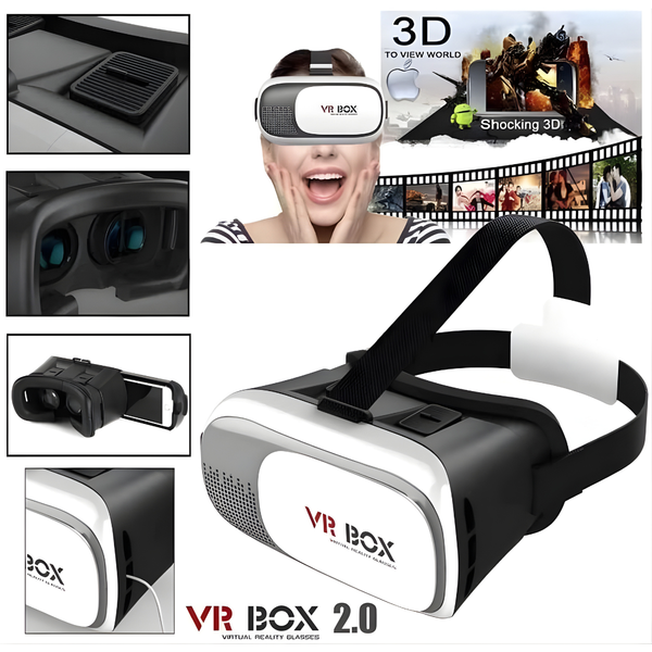 VR Box 2.0 Virtual Reality Headset for 3.5-6.0 Inch Smartphones