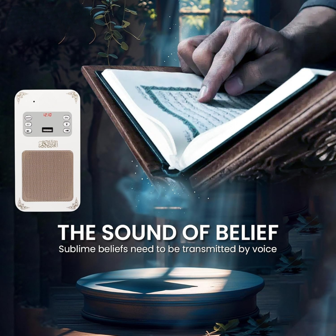 Wall-Mounted Quran Speaker | Wireless Remote & 8GB Storage...