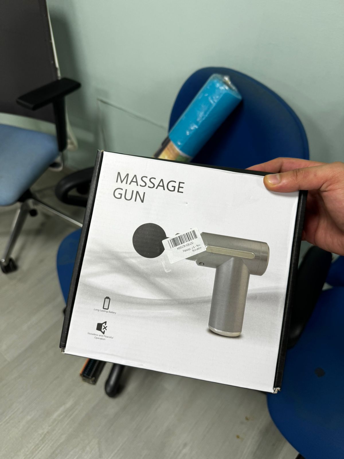 Portable Deep Tissue Massage Gun | 6 Speeds & 4 Heads