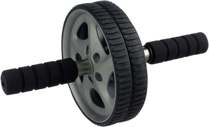Wheel Roller Total Body Exerciser – Dual Wheel Ab & Core Trainer with Knee Pad
