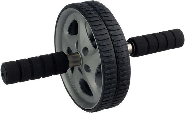Wheel Roller Total Body Exerciser – Dual Wheel Ab & Core Trainer with Knee Pad