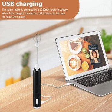 Milk Coffee Mixer Three Speeds and Two Interchangeable Blades Electric