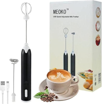 Milk Coffee Mixer Three Speeds and Two Interchangeable Blades Electric