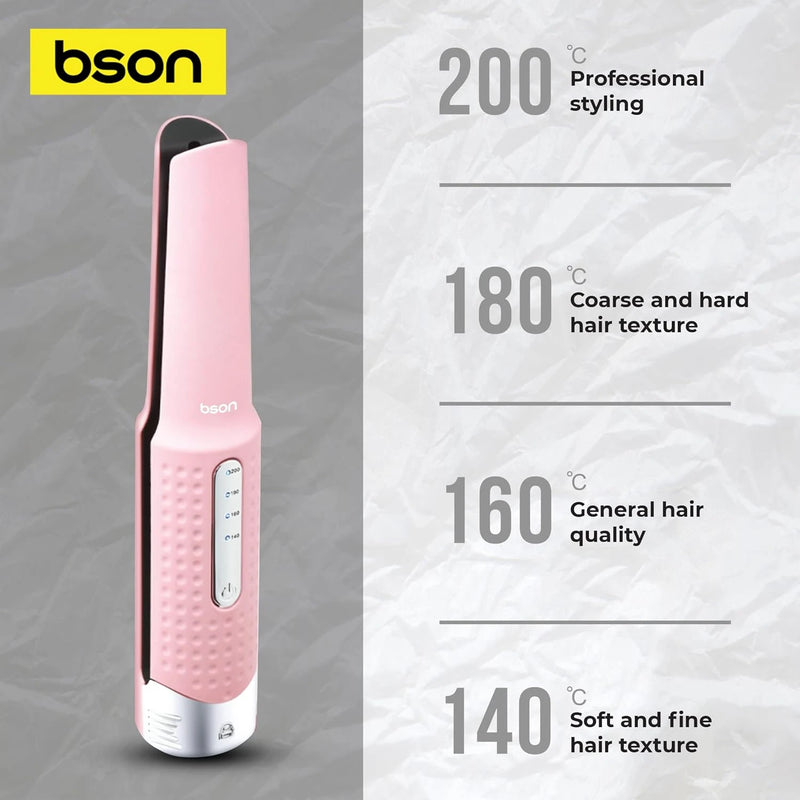 Wireless Automatic Hair Curler – Cordless, 4 Heat Levels, Rechargeable