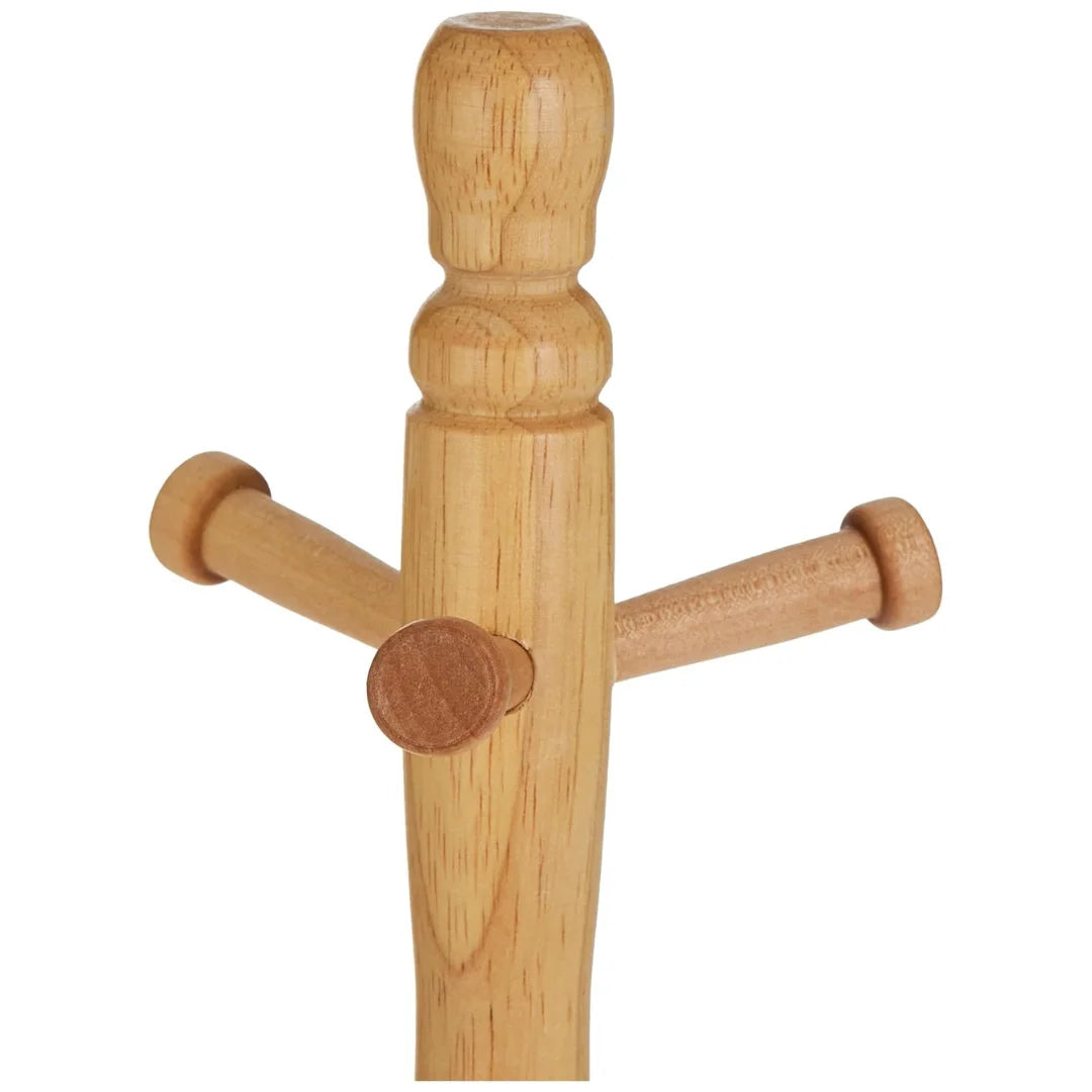 Wood Mug Holder Stand 6 Hooks 2