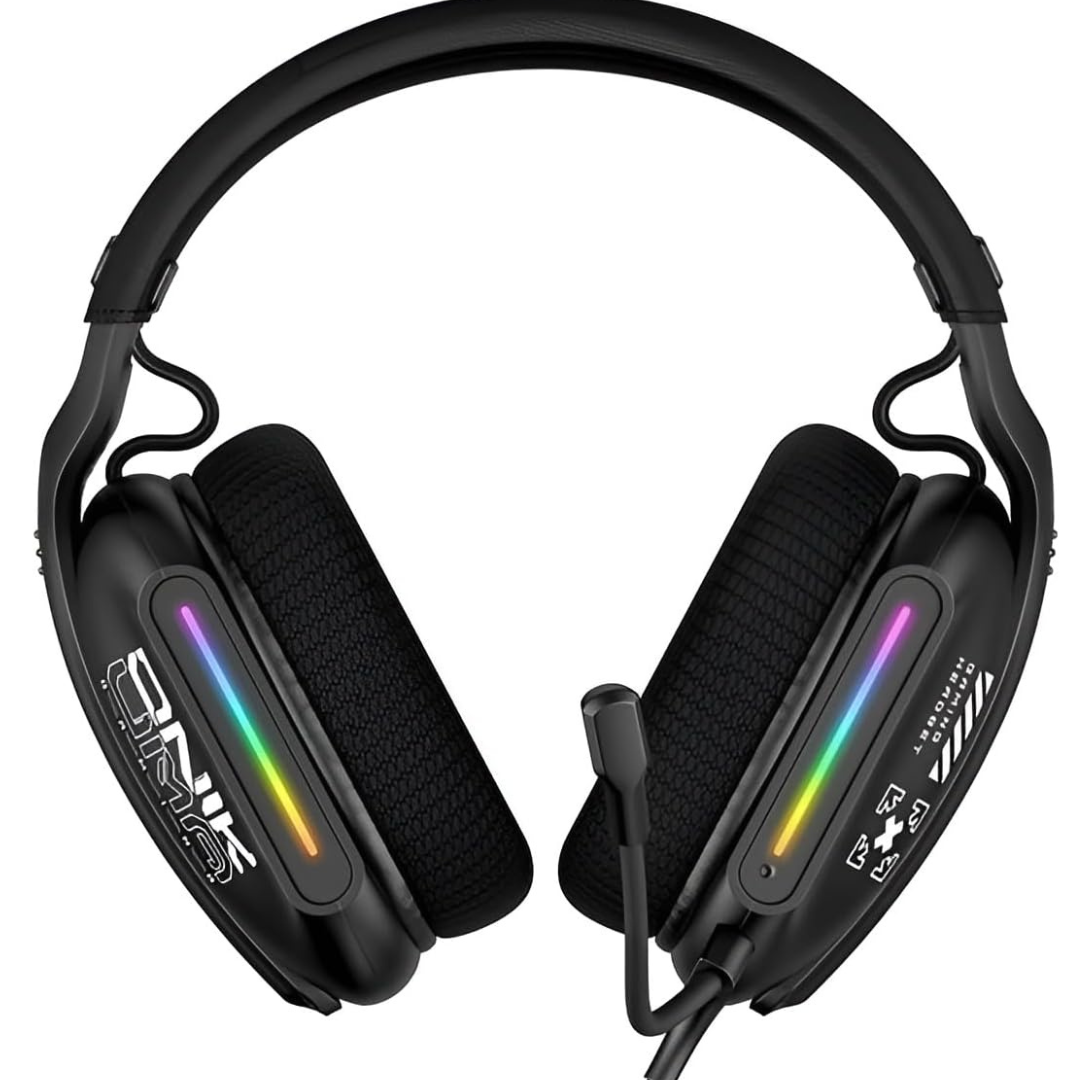X12 RGB Gaming Headset with Noise-Cancelling Technology and Universal Connectivity..