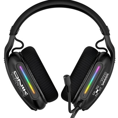 X12 RGB Gaming Headset with Noise-Cancelling Technology and Universal Connectivity..