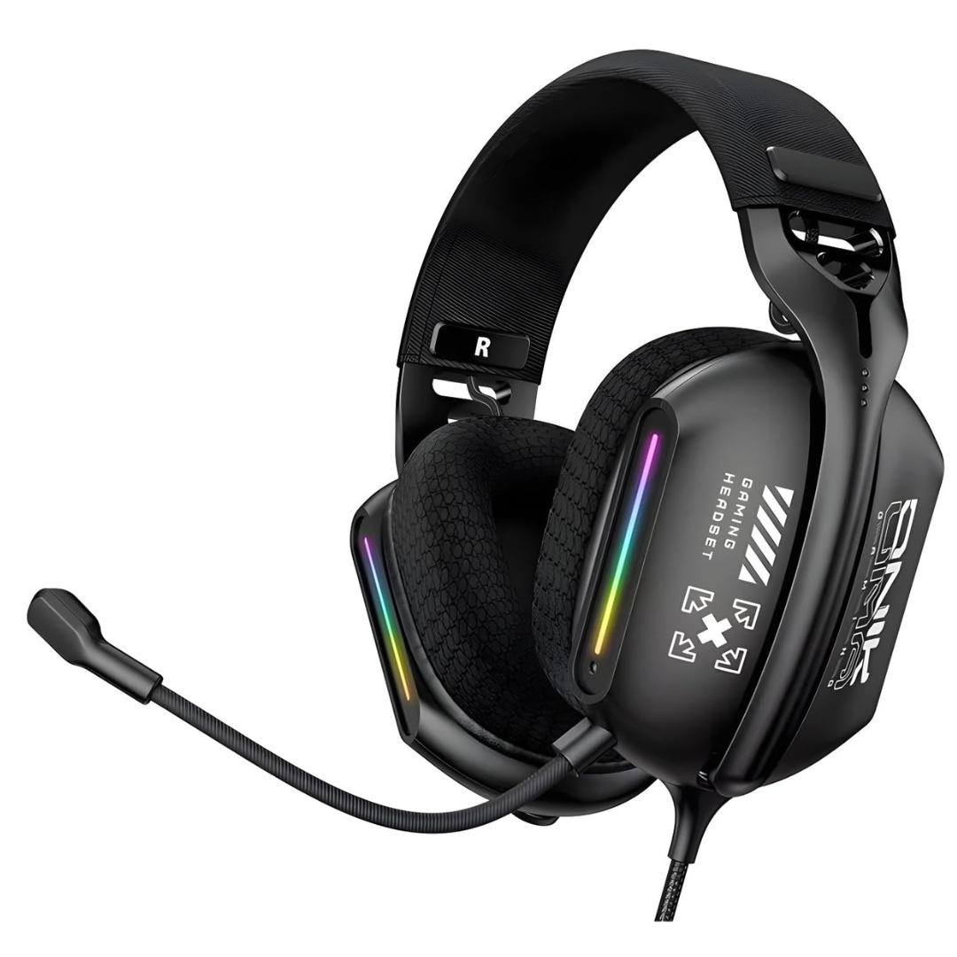 X12 RGB Gaming Headset with Noise-Cancelling Technology and Universal Connectivity.