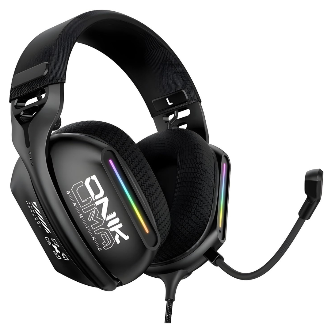 X12 RGB Gaming Headset with Noise-Cancelling Technology and Universal Connectivity