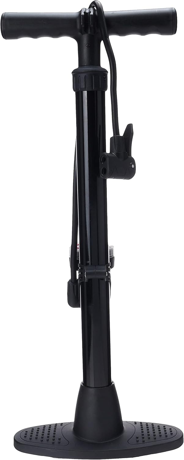 Bicycle Pump | Portable High-Pressure Floor Air Pump with Gauge