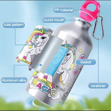 DIY Water Bottle Kids, Decorate Your Own Travel Bottles