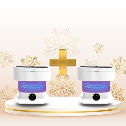 Portable Folding Washing Machine – 11L Mini Washer with 3 Modes