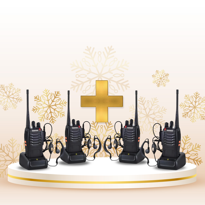 Long-Range UHF Walkie-Talkie Set (Pair) - Essential Communication
